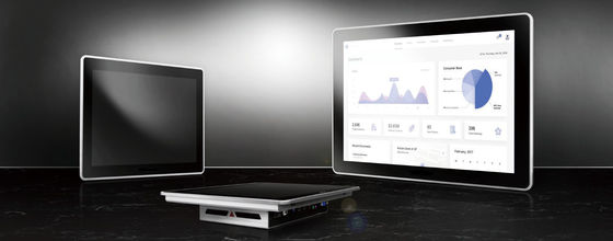 O tela táctil IP65 impermeável monitora RoHS encaixado industrial