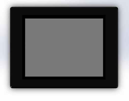 Painel fixado na parede capacitivo de USB TFT LCD do monitor do écran sensível de 10,4 polegadas